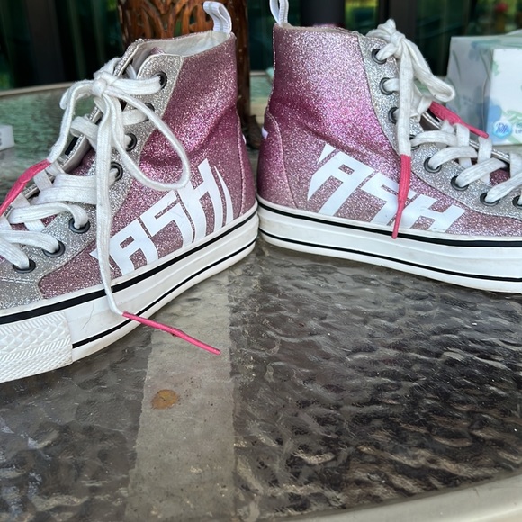 ASH great condition high tops with glitter, size 8 - Picture 5 of 7